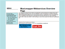 Tablet Screenshot of musicmapper.bit-byters.net